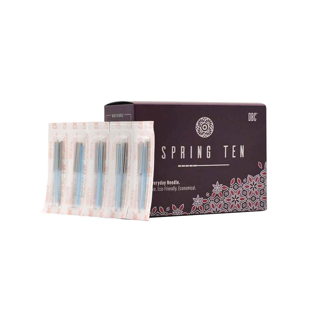 DBCSpringTenAcupunctureNeedleswithGuideTubes-BulkBoxof1000