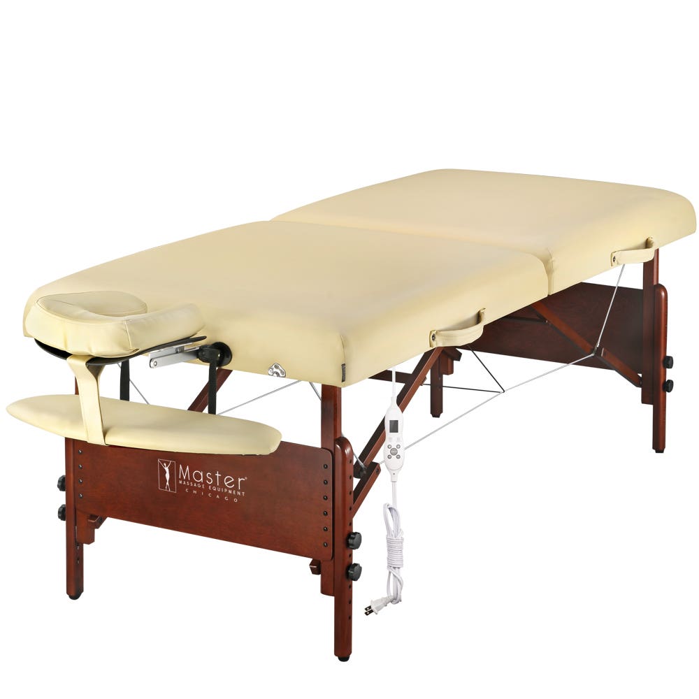 Master®MassageEquipmentDelRay™PortableMassageTablewithTherma-Top®