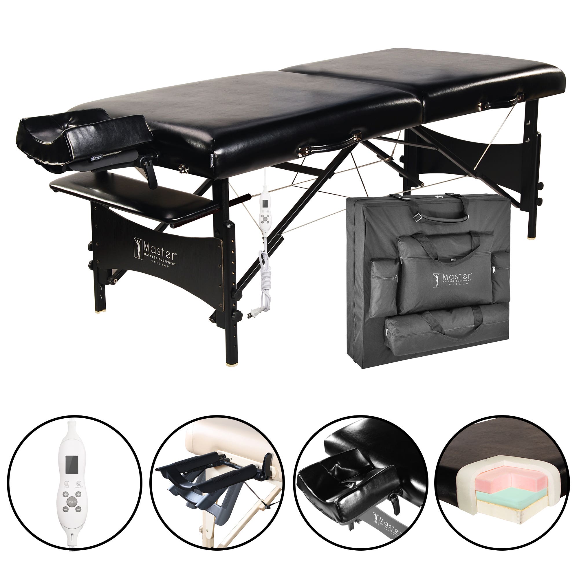 Master®MassageEquipmentGalaxy™Therma-Top®PortableMassageTablePackage