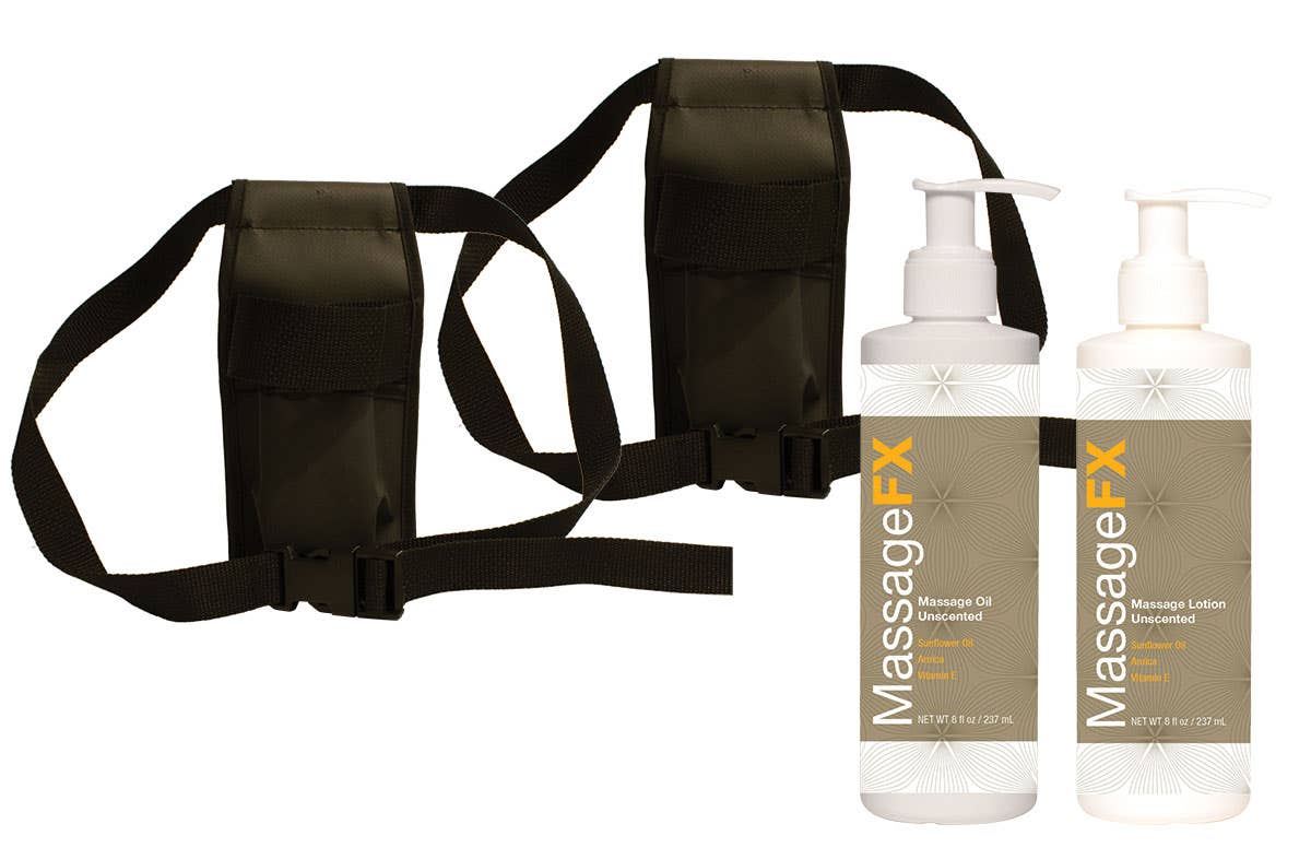 DoubleMassageHolsterKitforMassageLotionOilBottles