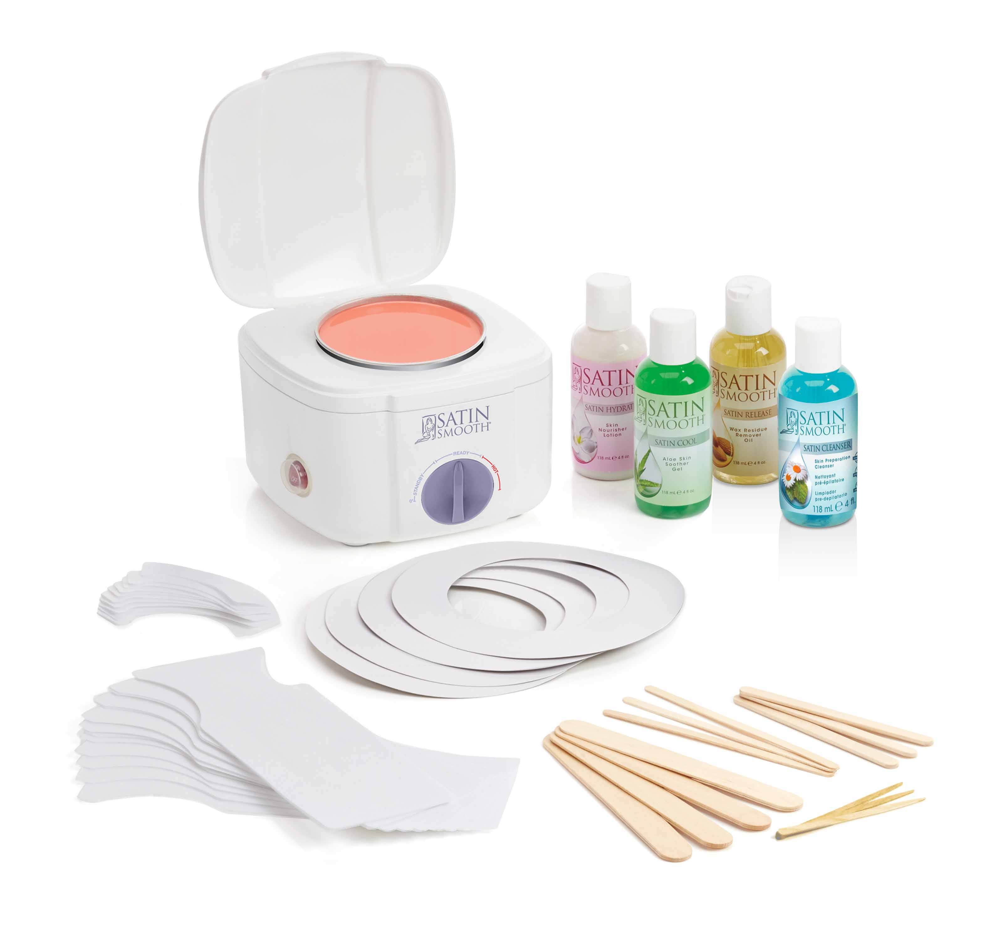 SatinSmoothProfessionalSingleWaxWarmerKit