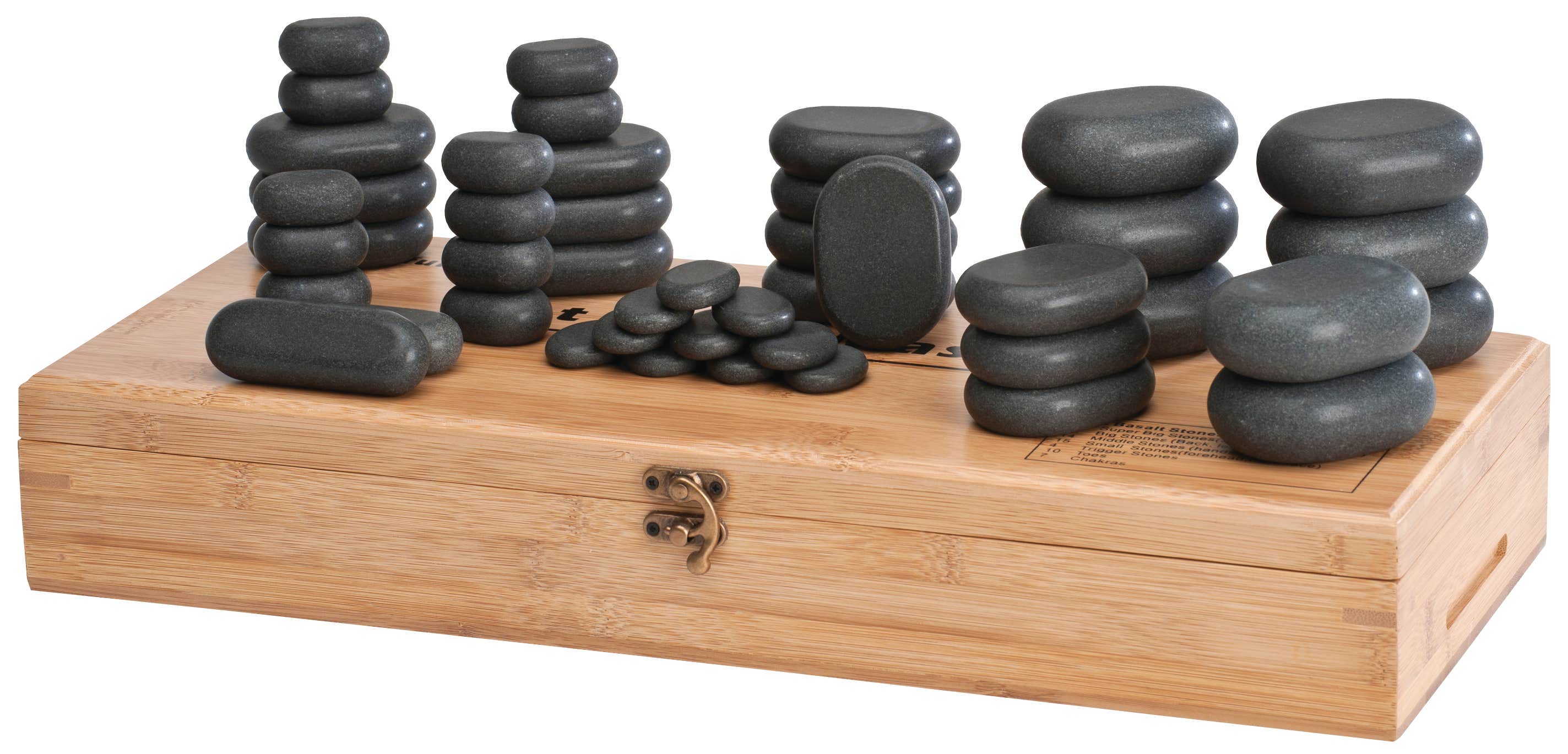 CustomCraftworks™HotStoneSetwithCoolStones45Piece