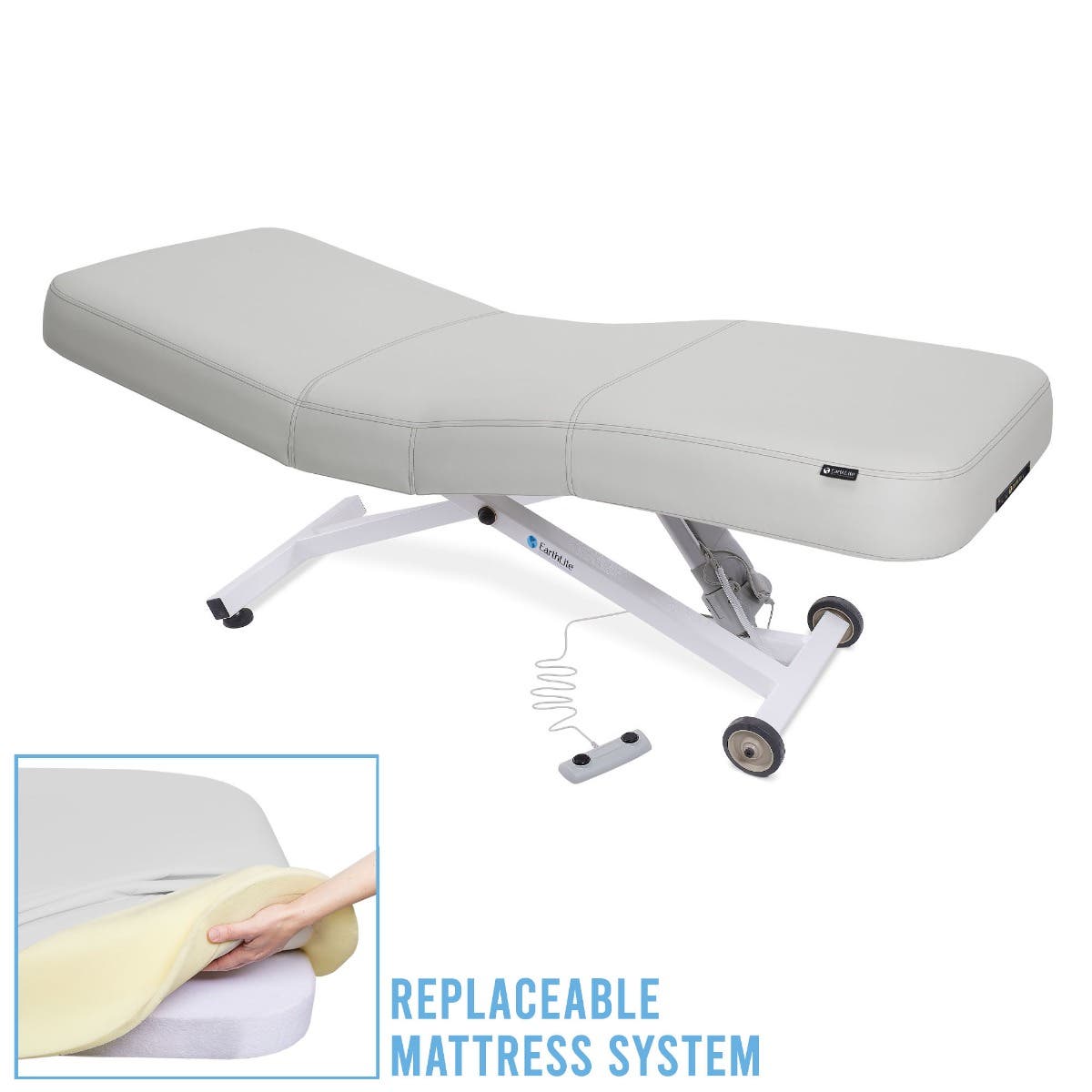 EarthLite®ELLORALX™FullElectricSalonMulti-PurposeTreatmentTablew/ReplaceableMattress