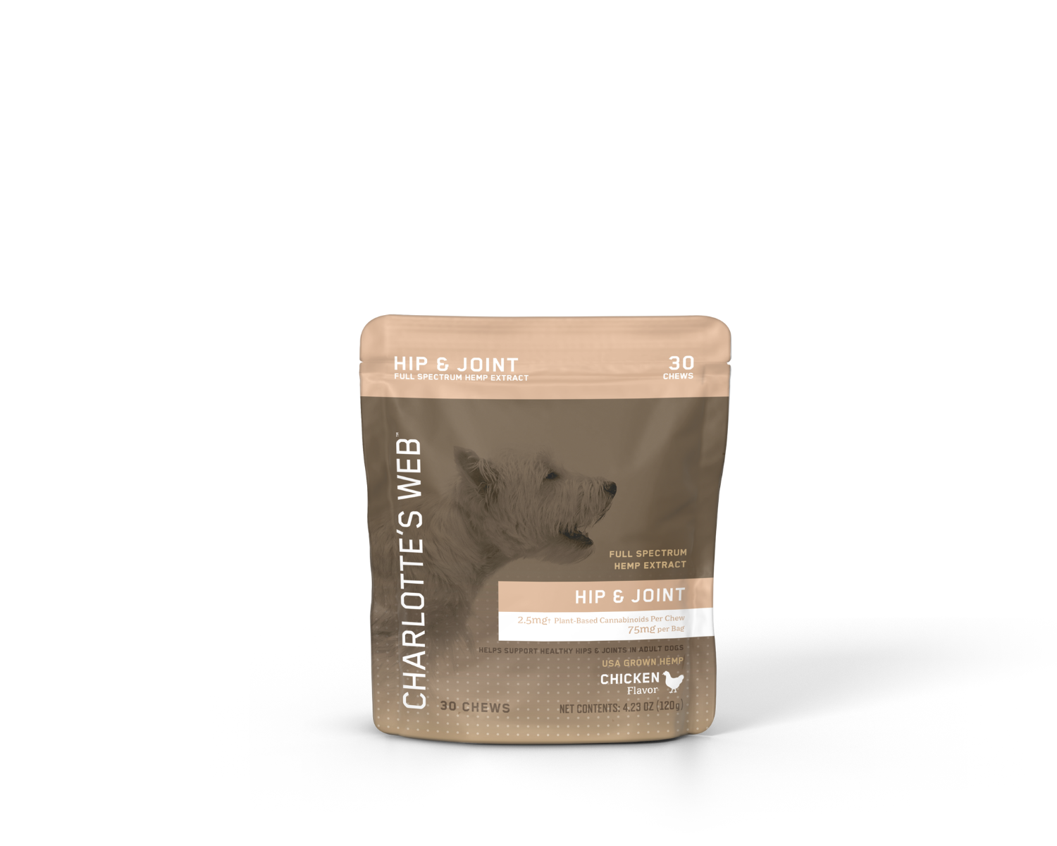 CharlottesWebHempExtractInfusedChewsforAdultDogs30Ct