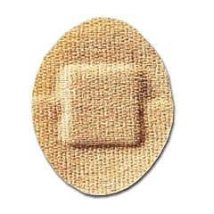 LeukoplastElasticFreeBandages,1.25Oval,100/Box