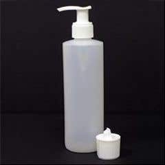 8OzPlasticBottleAndFlipTopCapWithPump-Each