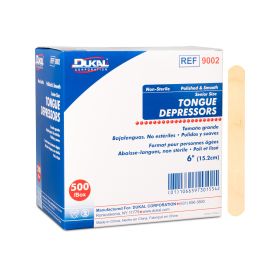 DUKALâ„¢ Tongue Depressors 6 Non-Sterile 500/Box