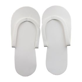 Disposable Foam Pedicure Slippers White - 1 Pair