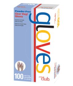 ProductClub® Powder-Free Clear Vinyl Disposable Gloves