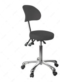 Silverfox Stool with Back, 1025B