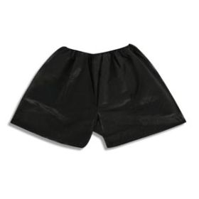 Black Disposable Boxer- 6 Pack Lg/Xl