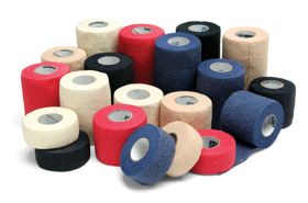 Self Grip Tape - Self-Adhering Compression Tape Rolls - Black
