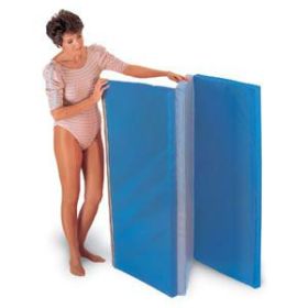 Folding Floor Mat 4 X 6 Blue/Gray