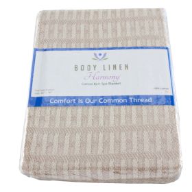 Harmony™ Cotton Knit Spa Blanket 100% cotton - 66 x 90 