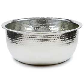 Pedicure Bowls by Noel Asmar - Hammered Stainless Steel