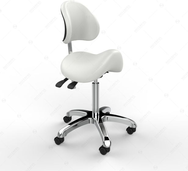 Silverfox Stool with Back, 1025A