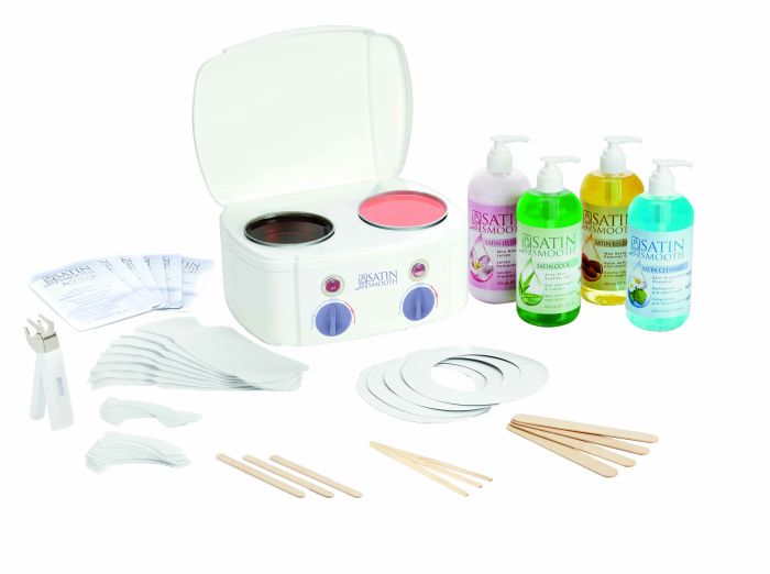 Satin Smooth Double Wax Warmer Kit