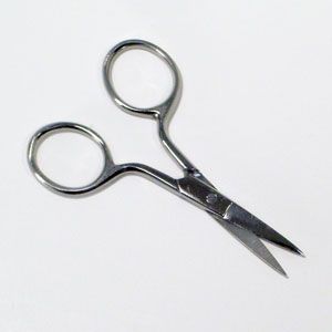 Smooth Silver Manicure Scissors