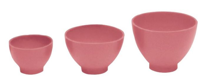 Rubber Mixing Bowls Pink