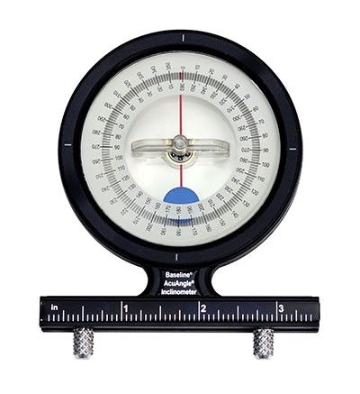 Baseline AcuAngle inclinometer with adjustable feet