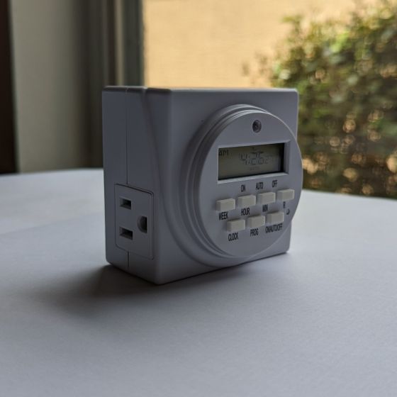 7-Day Timer for Automatic On/Off