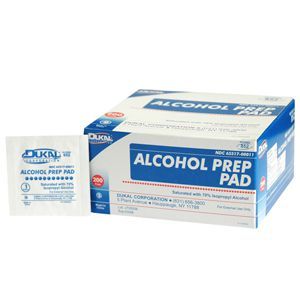 Dukal Alcohol Prep Pads 200Ct