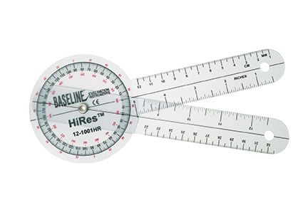  Baseline Hi-Res Plastic 8' Goniometer 360 Degree