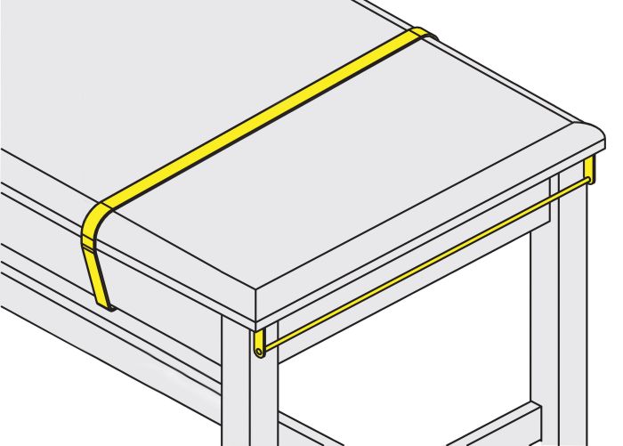 Paper Dispenser/Cutter For Hausmann Tables
