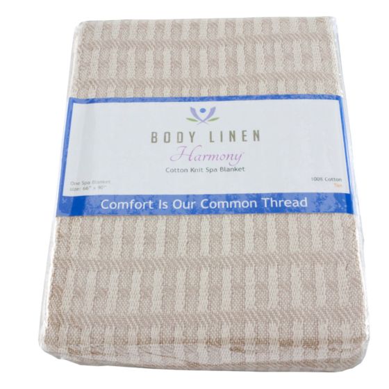 Harmony™ Cotton Knit Spa Blanket 100% cotton - 66 x 90 