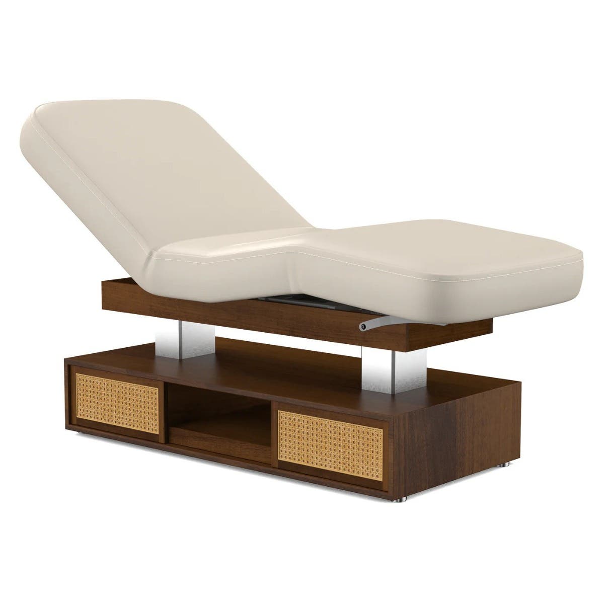 MasterMassage31”WestwoodSalonDual-TowerElectricSpaBed-AdjustableBeautyTreatmentTablewithOpenStorage