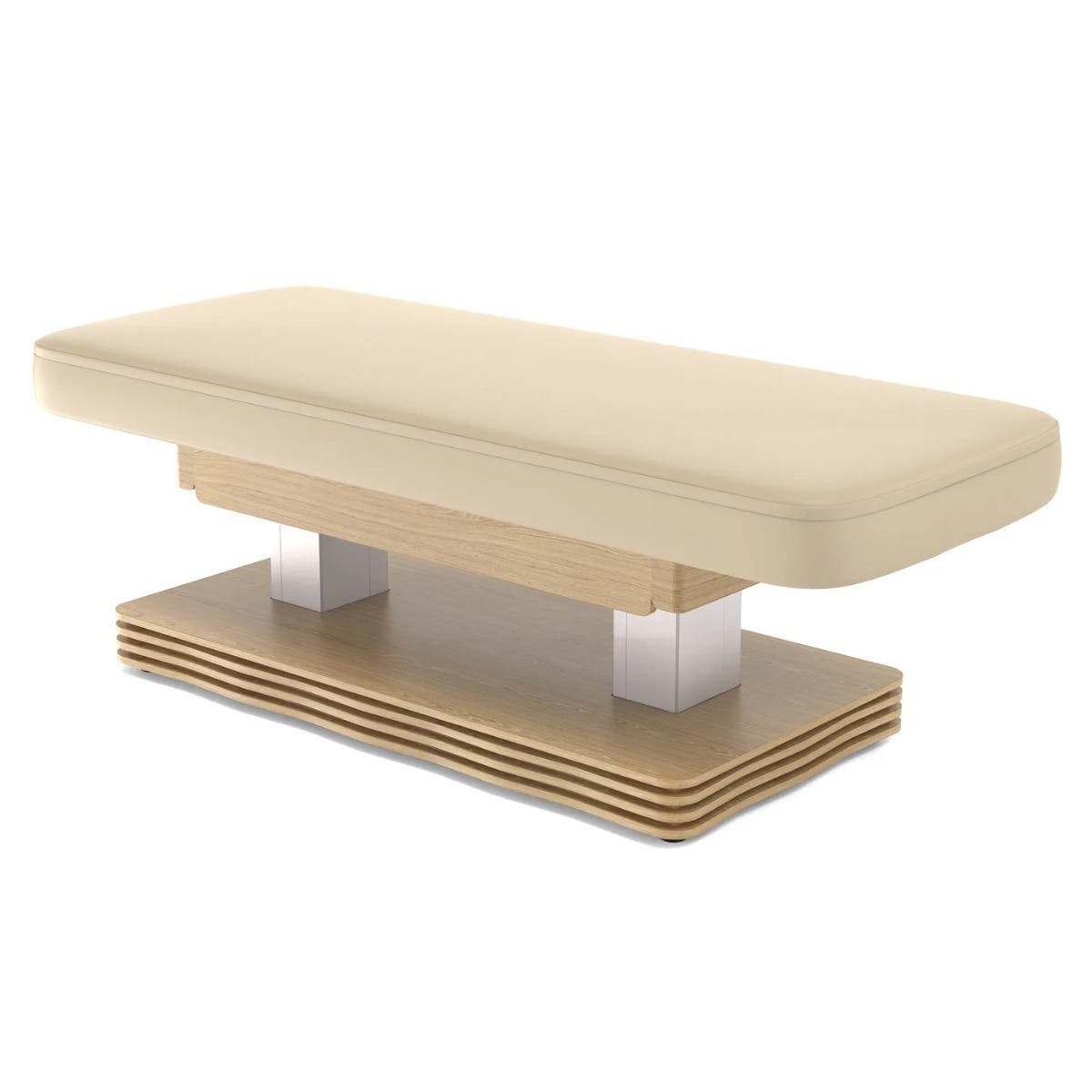 MasterMassage31”HeatherSalonDual-TowerElectricSpaBed-AdjustableBeautyTreatmentTablewithQuietLiftSystem