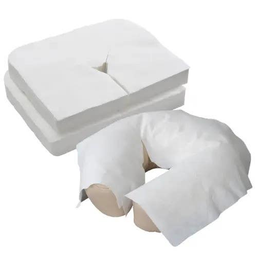 EarthLite®FlatDisposableHeadrest&FaceCradleCoversforMassageTables&Chairs-500CT