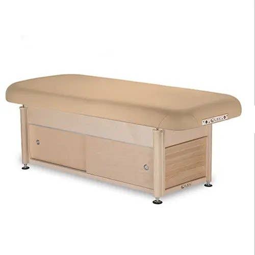 LivingEarthCrafts®Serenity™FlatTopTablewithDesignerCabinetBase