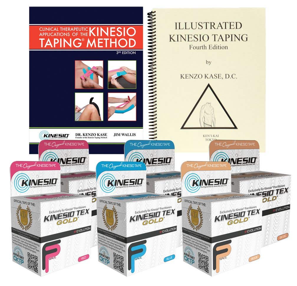 KinesioTapingStarterKitWithTexGoldFPTapes