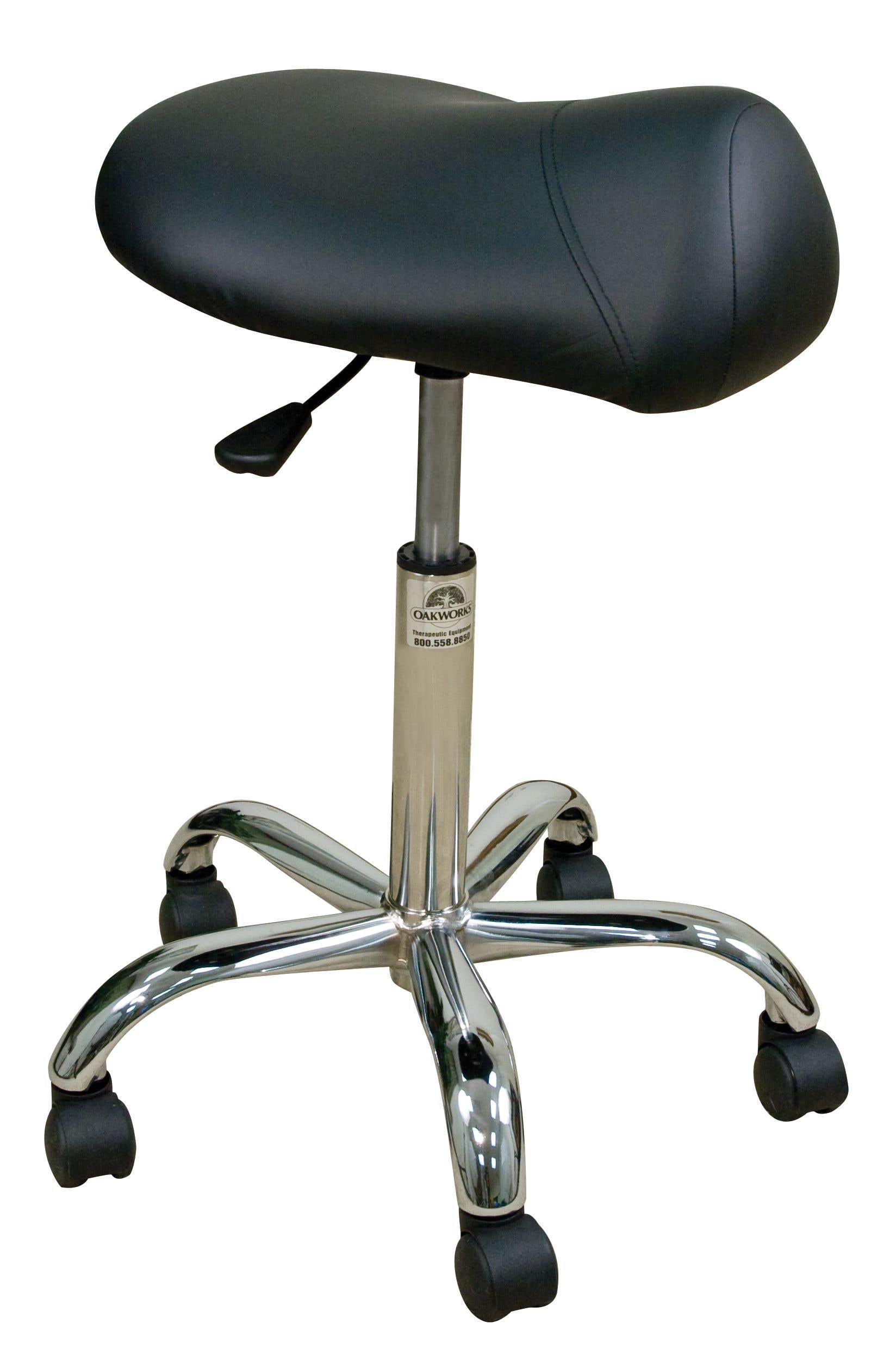 Oakworks®ProfessionalSaddleStool22-29H