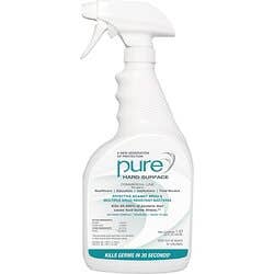 PURE® Hard Surface Disinfectant Sanitizer - 32 oz. - 12/Case with 2 Spray Bottles