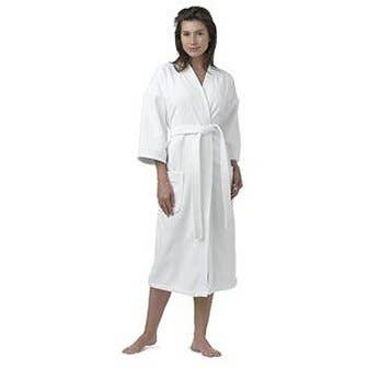 Luxury Hotel Velour Kimono Robe White
