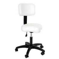 Silhouet-Tone® Contoured Air-Lift Stool With Backrest