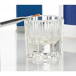 Dappen Dish, Clear Glass, For Hair Tint