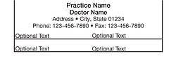 X-Ray ID Printer Cards Printed Form, 1000/Box