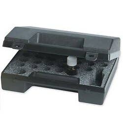 Black Plastic Travel Case Holds 32 Oils