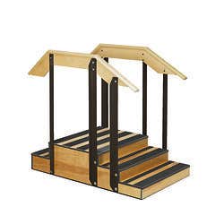 Small Up & Down Staircase 36" - Rehabilitation & Physical Therapy Stairs