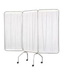 3 Panel Privacy Screen With Casters & Sure-Chek