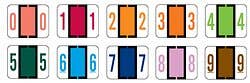 Laminated Numeric Labels, Tab/Smead Bccrn Match
