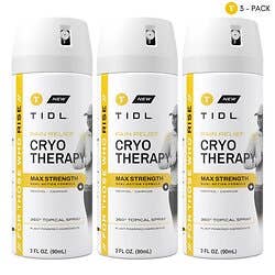 Tidl Max Strength Cryotherapy Spray 3-pack