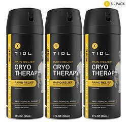 Tidl Cryotherapy Spray 3 Pk