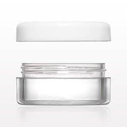 Sample Jar with Flat Thread Cap 5 Gram 300 Count