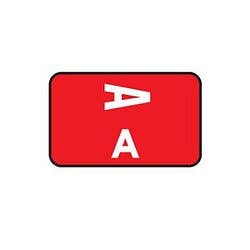 Laminated Alpha Labels Complete Set