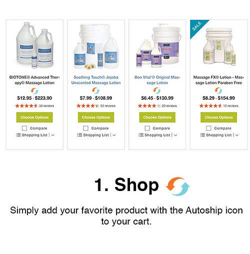 Autoship Step 1