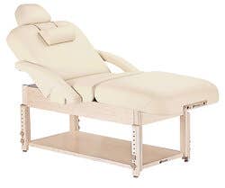 EarthLite Sedona&trade; Pneumatic Salon Top Stationary Table with Shelf Base